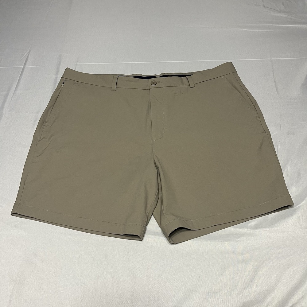 Vineyard Vines OTG Shorts Mens 40 Beige Khaki On The Go Performance Golf Casual